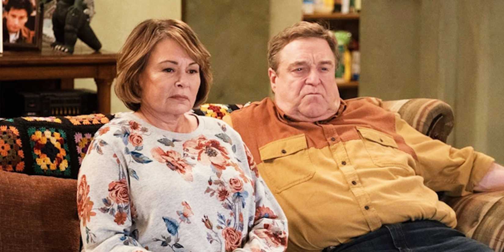 Roseanne e Dan em Roseanne.