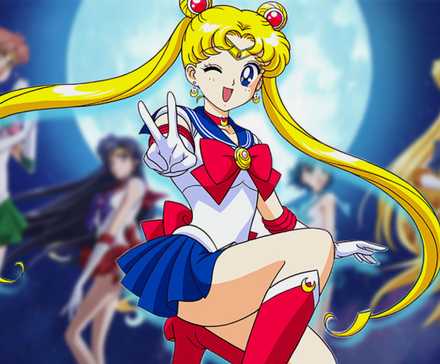 Sailor Moon 90s version before Sailor Moon Crystal