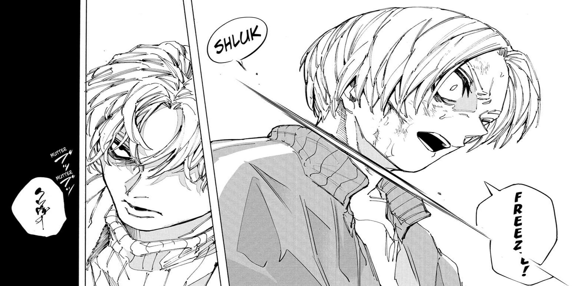 Shin is seemingly killed by Uzuki