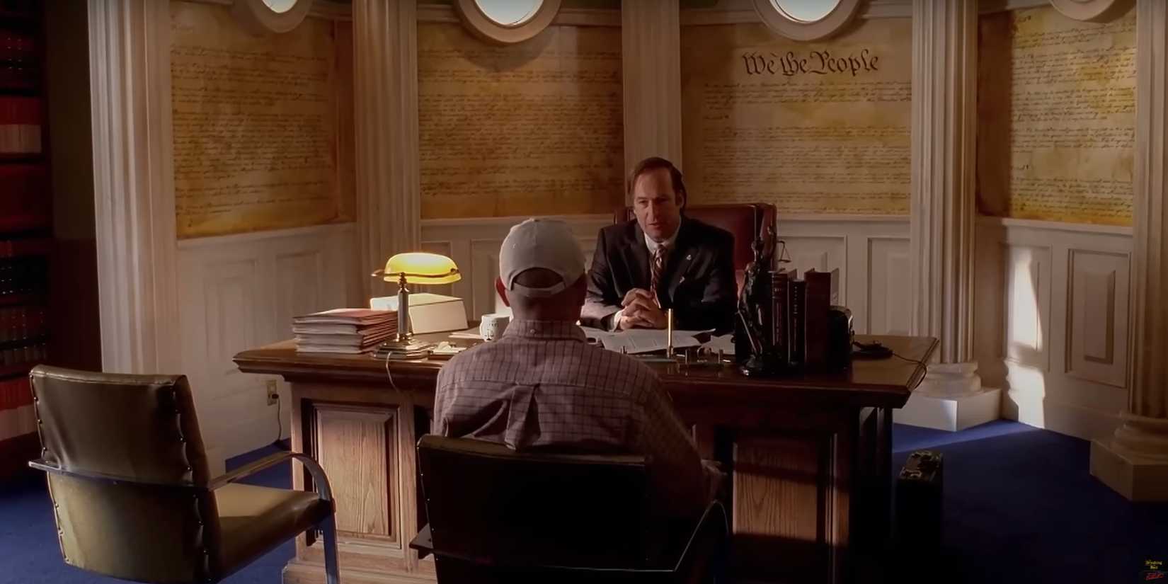 Saul conhece Walt em Breaking Bad