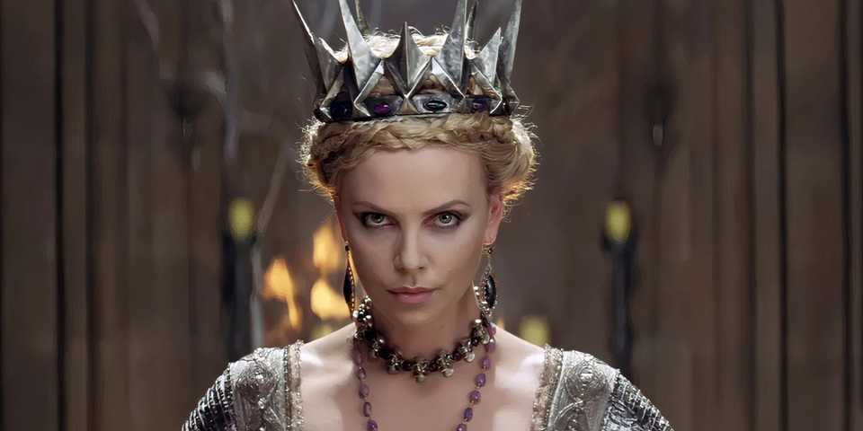 Charlize Theron as the queen from Snow White and the Huntsman