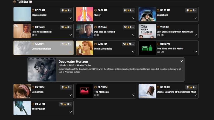 ScreenRant's New Network TV Schedule Boasts Over 250 Channels & Guides