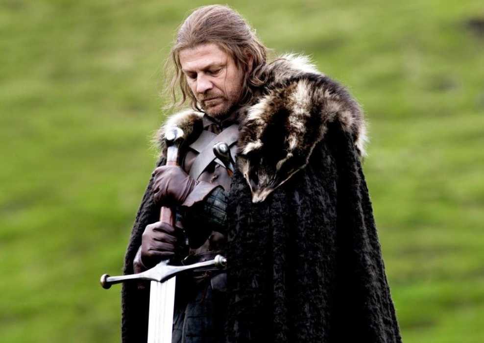 Sean Bean as Ned Stark in Game of Thrones