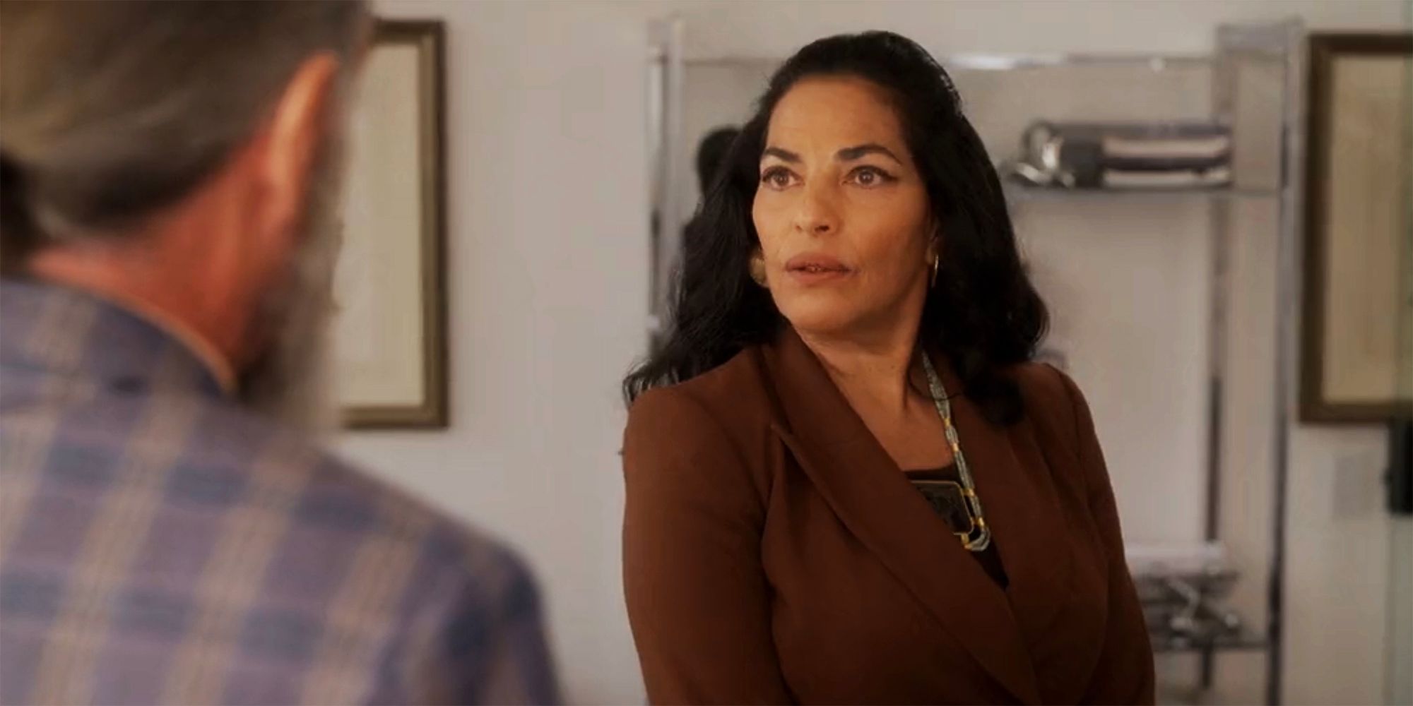 Seema looking at Elliot in And Just Like That season 3