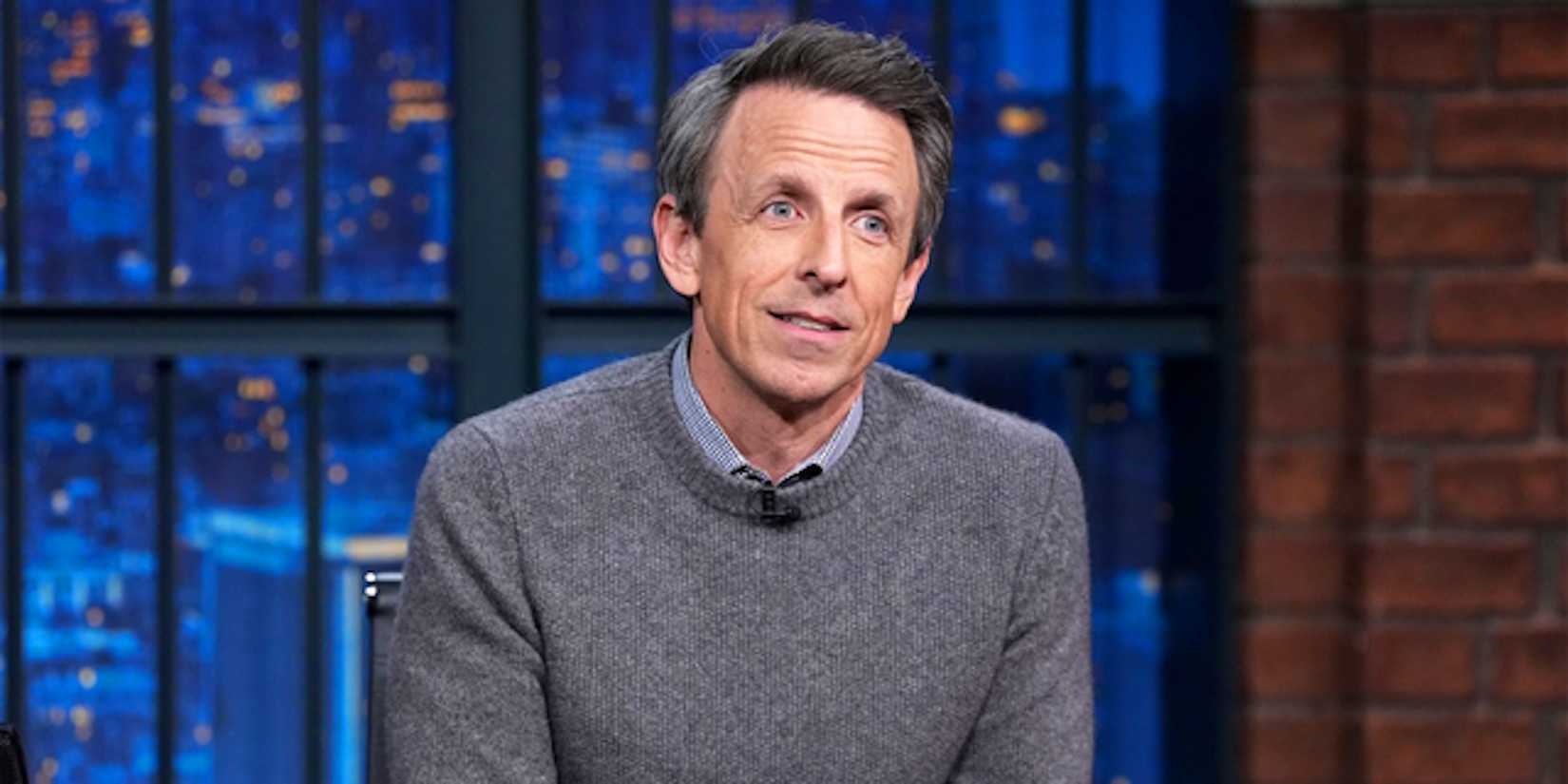 Seth Meyers Responds To Trump’s Criticism: “Sort Of Good”