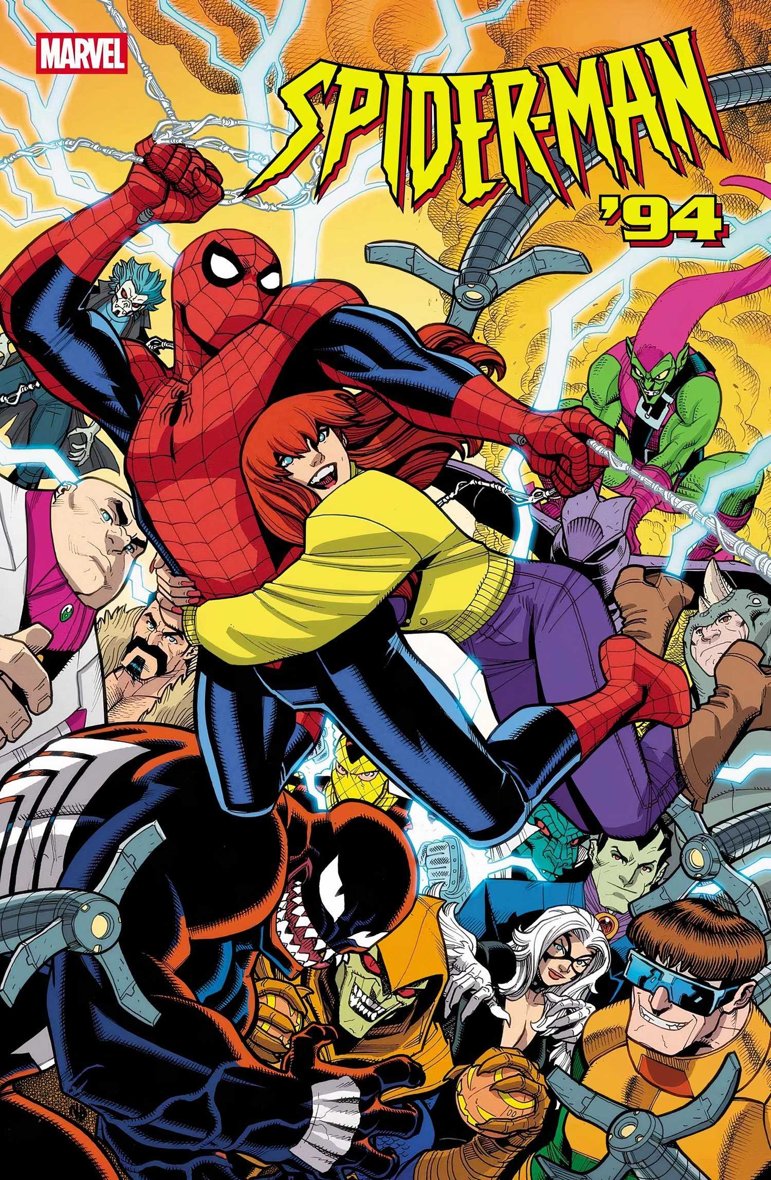Peter Parker and MJ Getting Married in Spider-Man '94 Lore Spider-Man '94 Cover Alternate Rogues Gallery Marvel