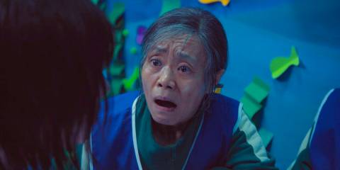 Geum-ja (Kang Ae-sim) open-mouthed in Squid Game Season 3 Ep 2