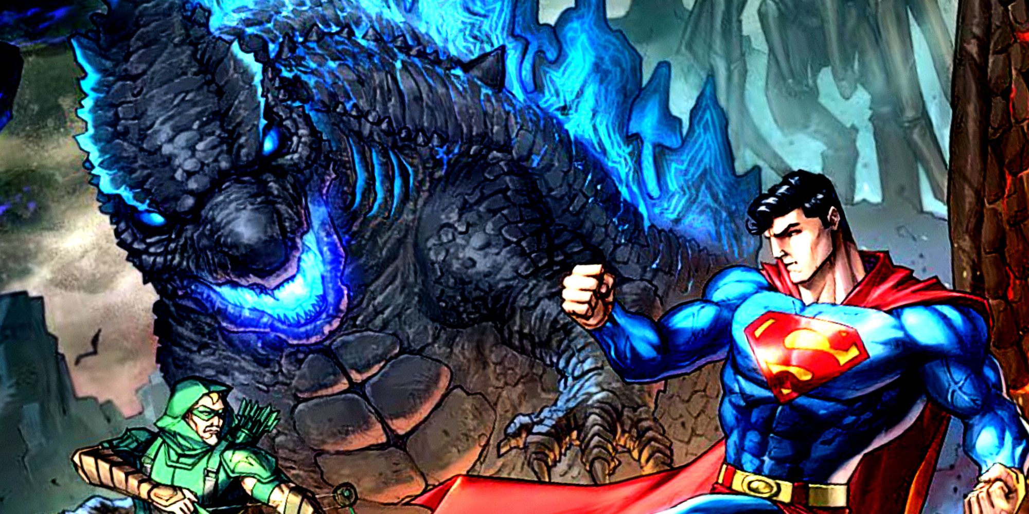 Superman Has Fought The Real Godzilla, Even if He's Only Fighting A ...