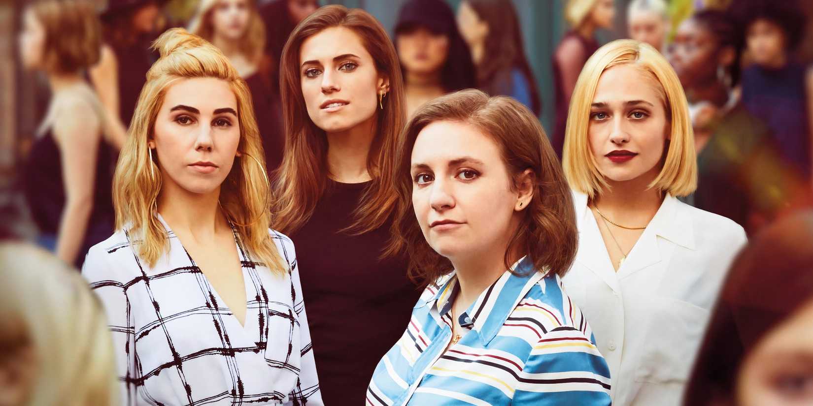 The cast of Girls in a crowd