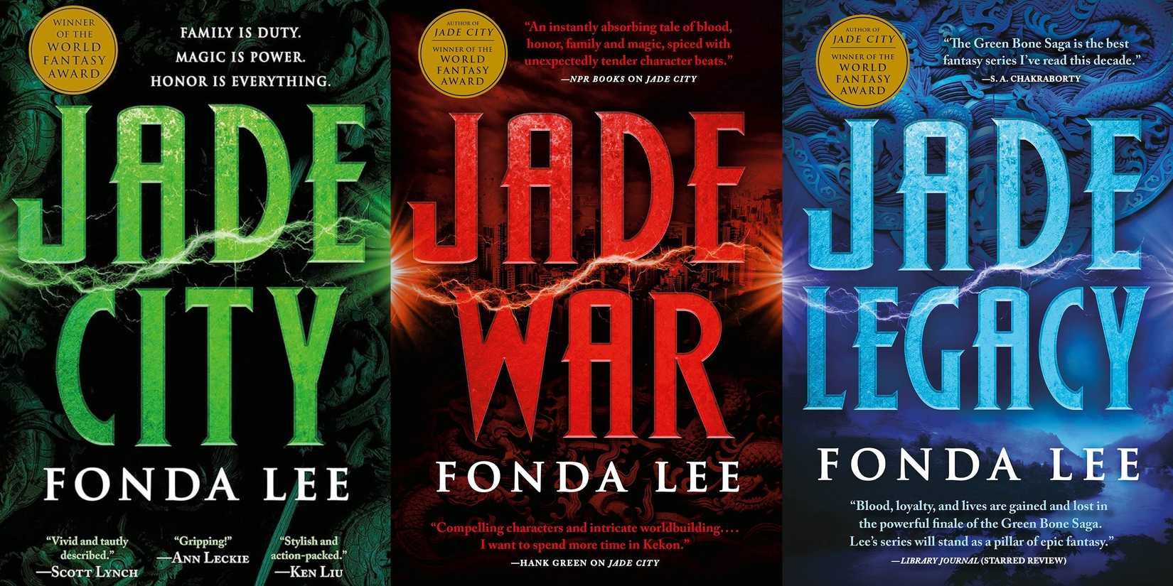 10 Fantasy Series That Rival A Song of Ice And Fire In Scope & Storytelling The Green Bone Saga Books: Jade City, Jade War, and Jade Legacy
