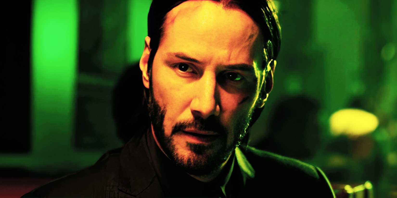 Wick with slicked back hair in John Wick (2014)
