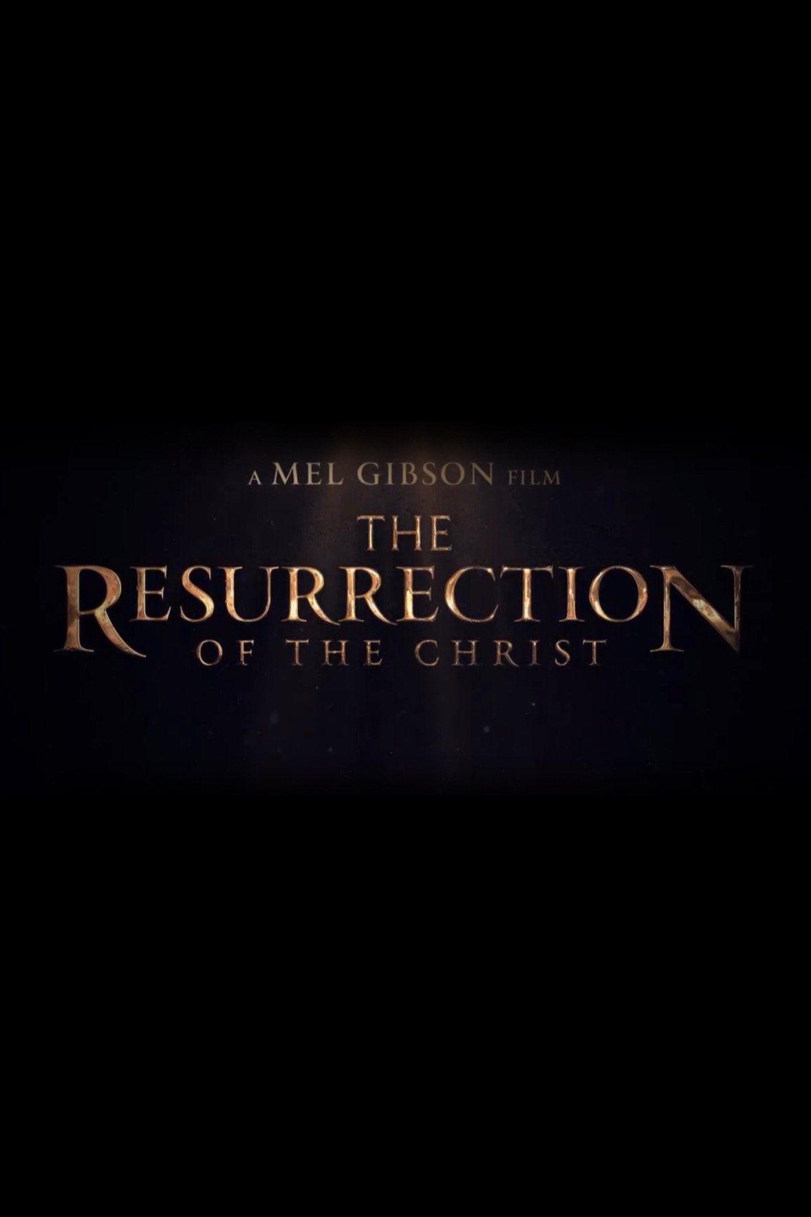 Pôster de The Resurrection of the Christ com simbolismo religioso.