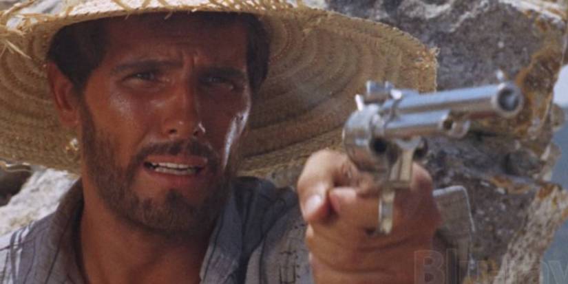 A man aims a gun in The Return of Ringo