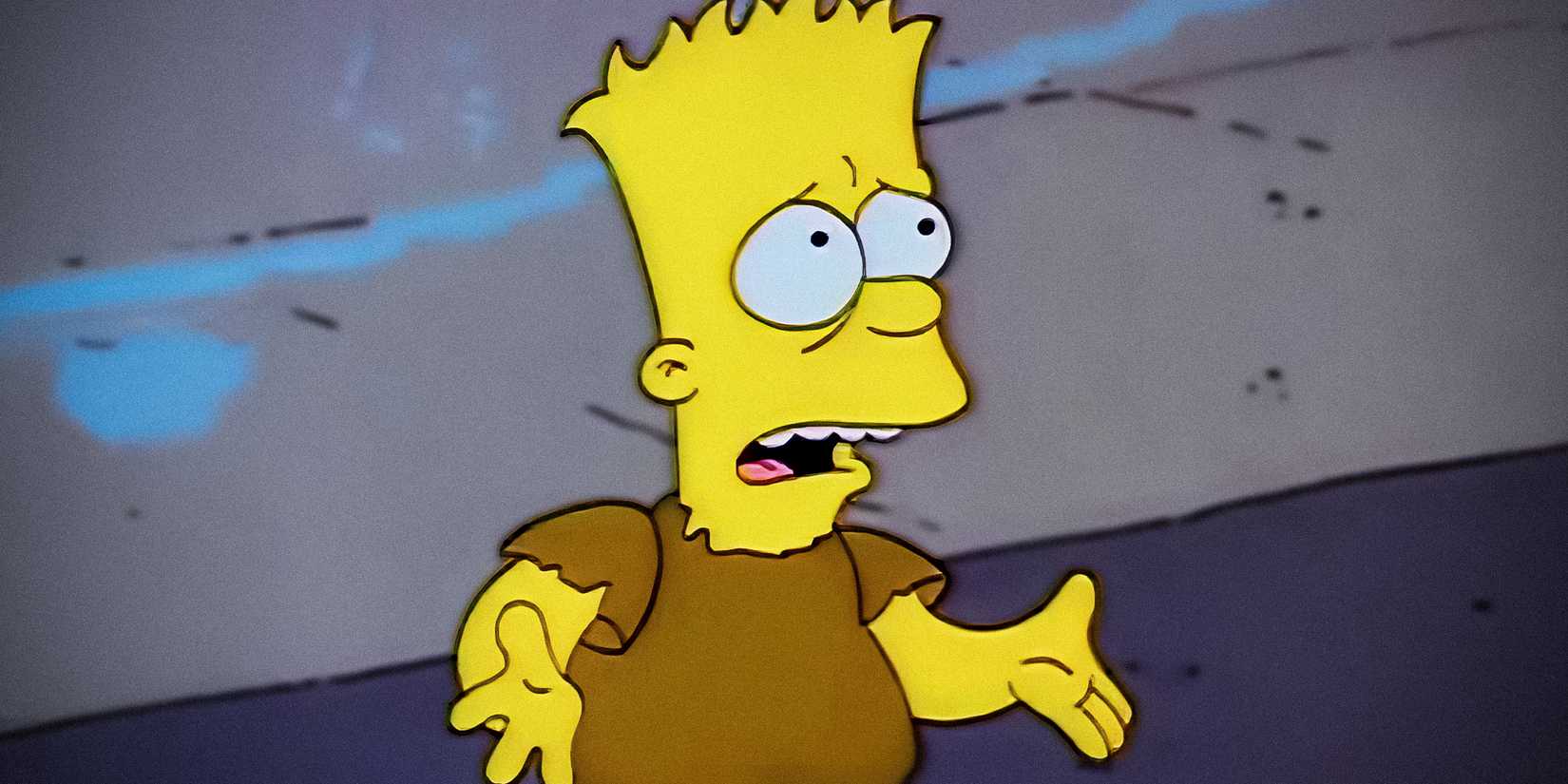 Bart Simpson em situação precária na França em The Simpsons