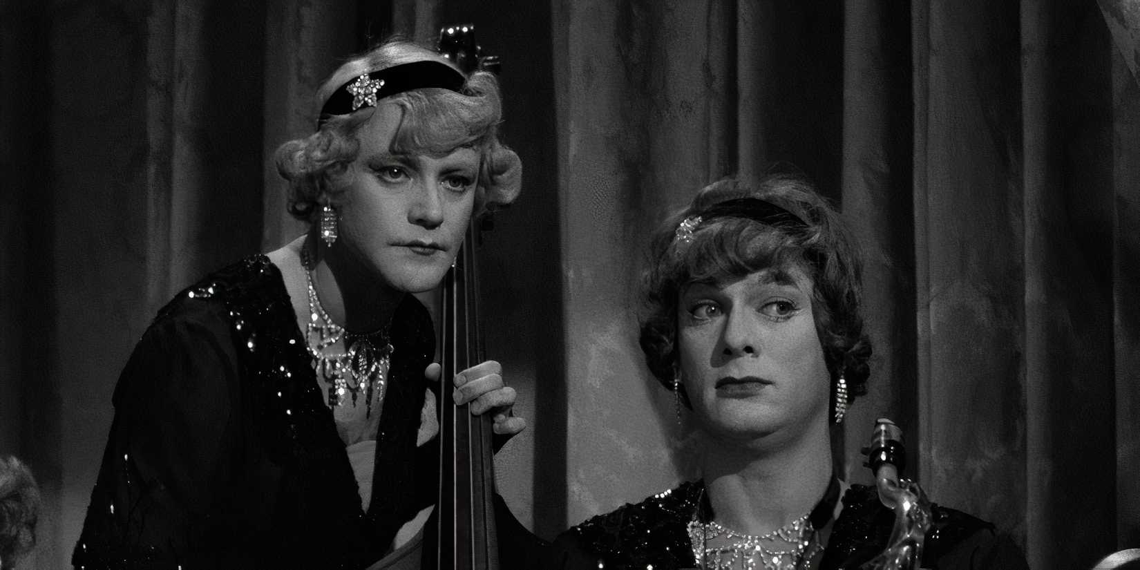Tony Curtis e Jack Lemmon em Some Like It Hot