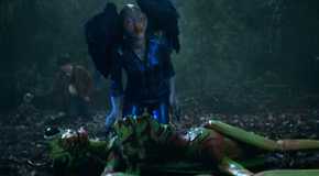 Heather killing the Mantid in Resident Alien
