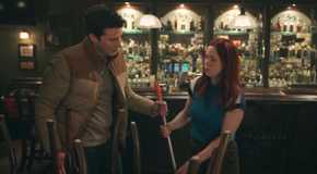 Ben stopping D'arcy from mopping in Resident Alien