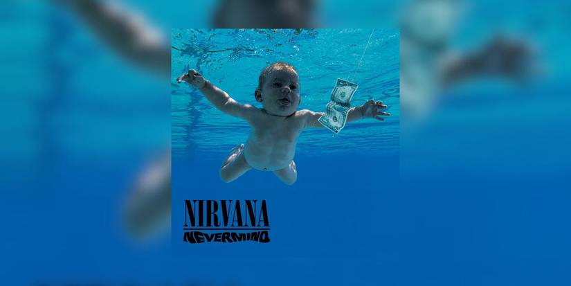 A baby swimming after a dollar for the cover of Nirvana's Nevermind