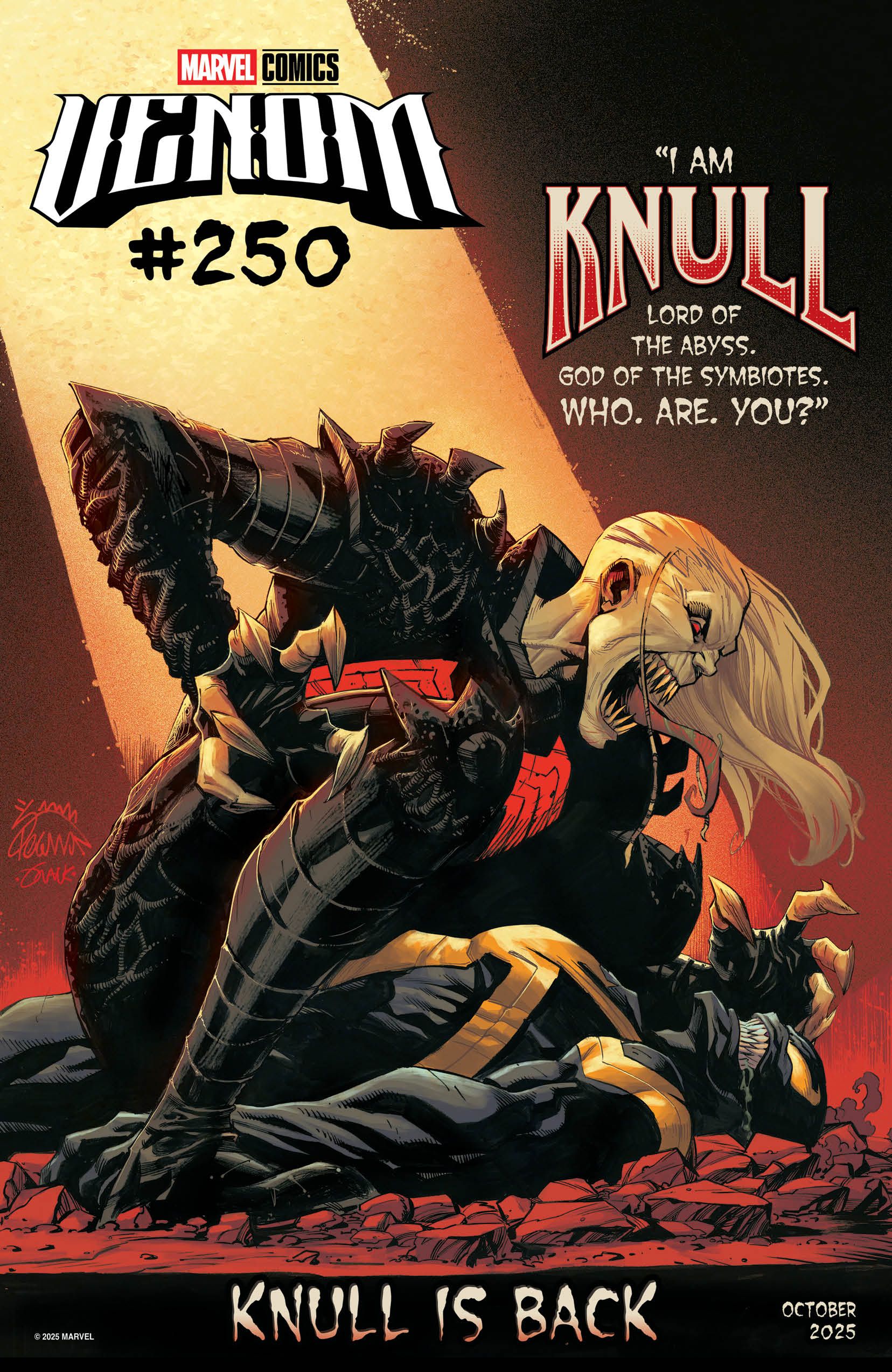 Venom #250 Marvel Comic Cover Knull Return