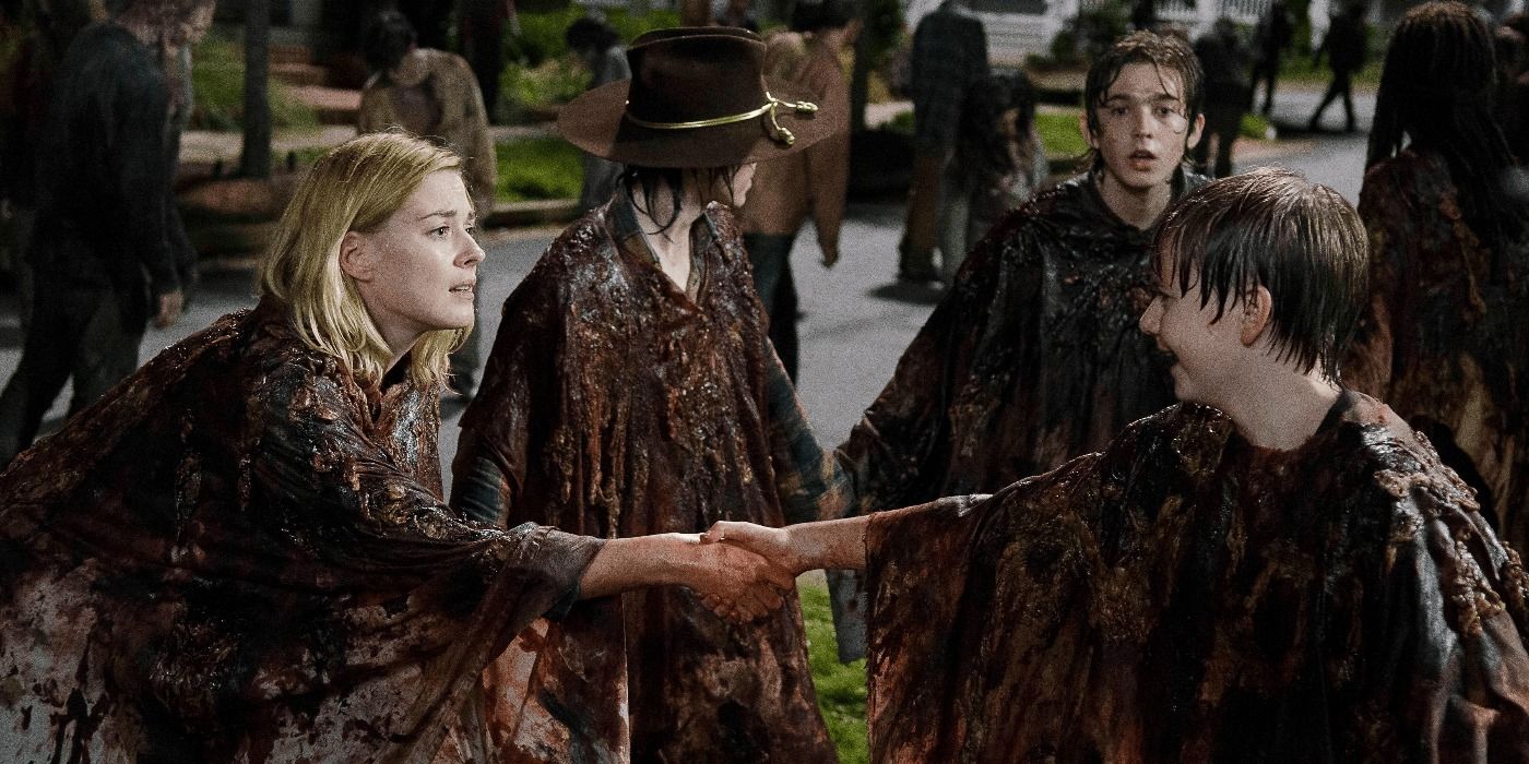 Walking Dead No Way Out Jessie sons Carl