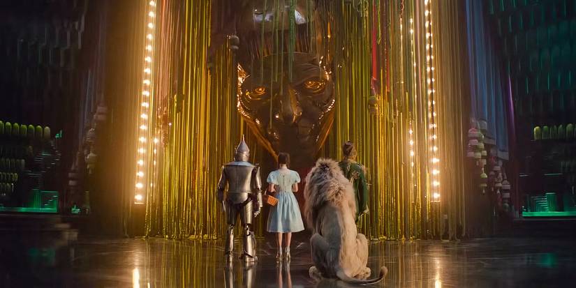 Dorothy meeting the Wizard in Wicked: For Good.