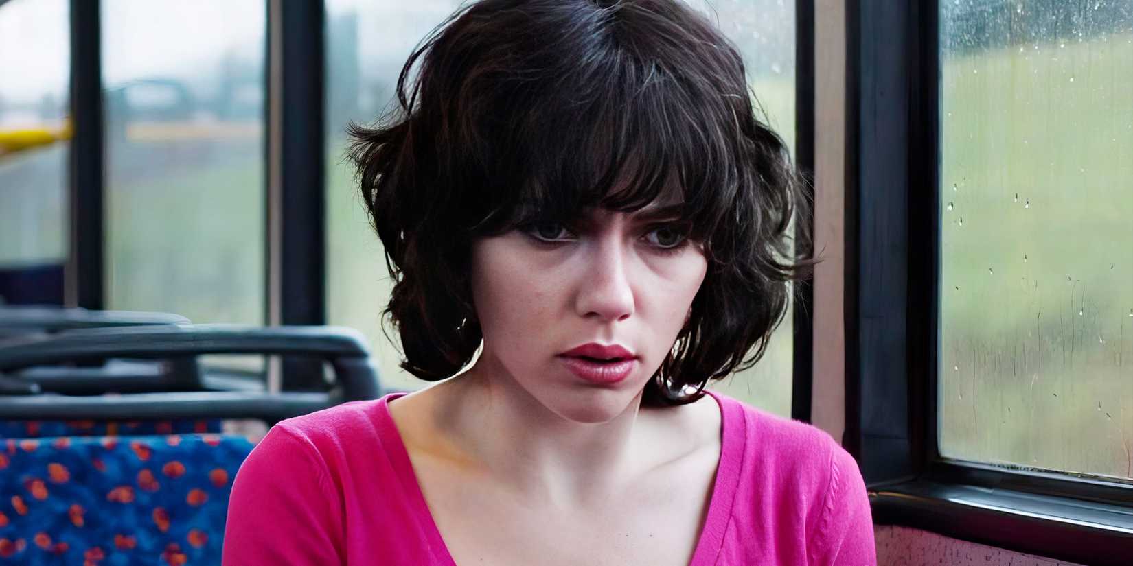Scarlet Johansson as the alien in Under the Skin.