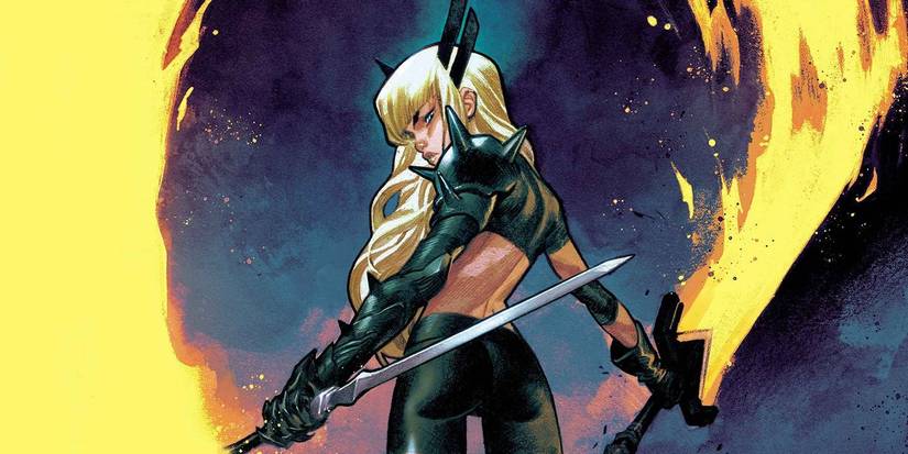 x-men's magik looking fiery