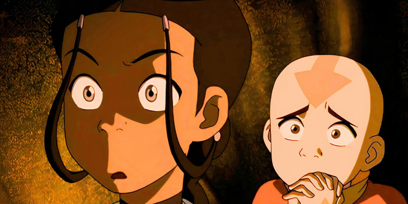 Aang And Katara In The Cave Of Two Lovers