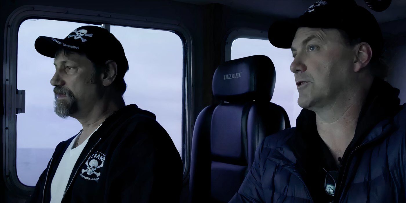 Andy Hillstrand with his brother Johnathan Deadliest Catch inside boat