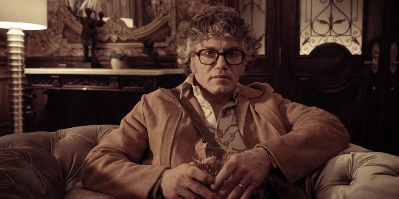 Anson Mount as a holodeck character in Star Trek Strange New Worlds Space Adventure Hour