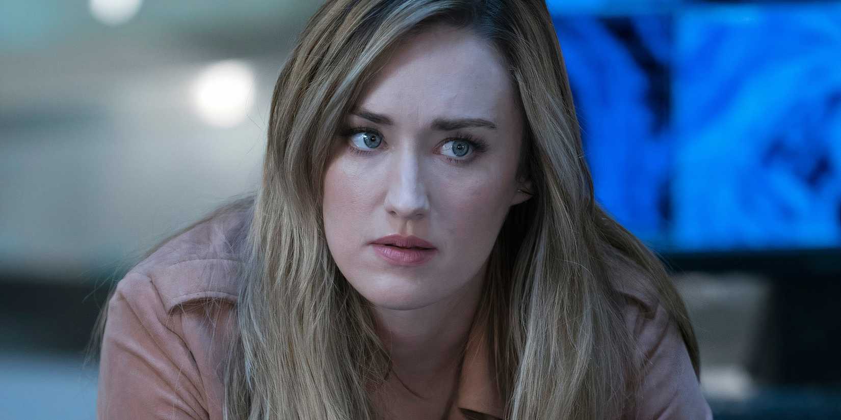 Ashley Johnson in Blindspot looking serious