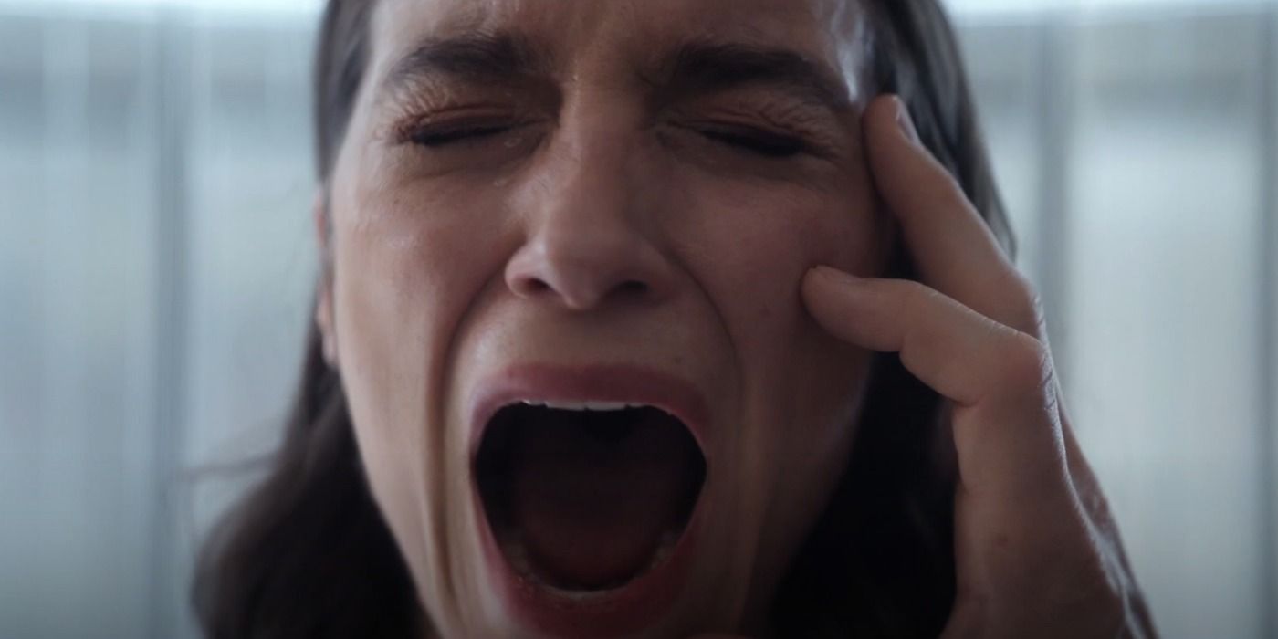 Batel screaming in Star Trek Strange New Worlds season 3 Shuttle to Kenfori