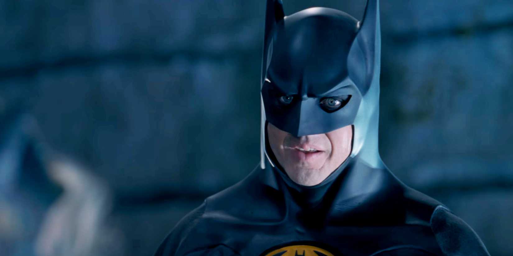 Batman looking surprised in Batman Returns