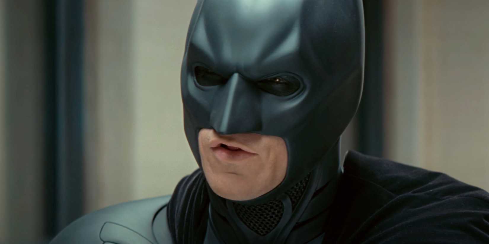 Batman speaking in The Dark Knight