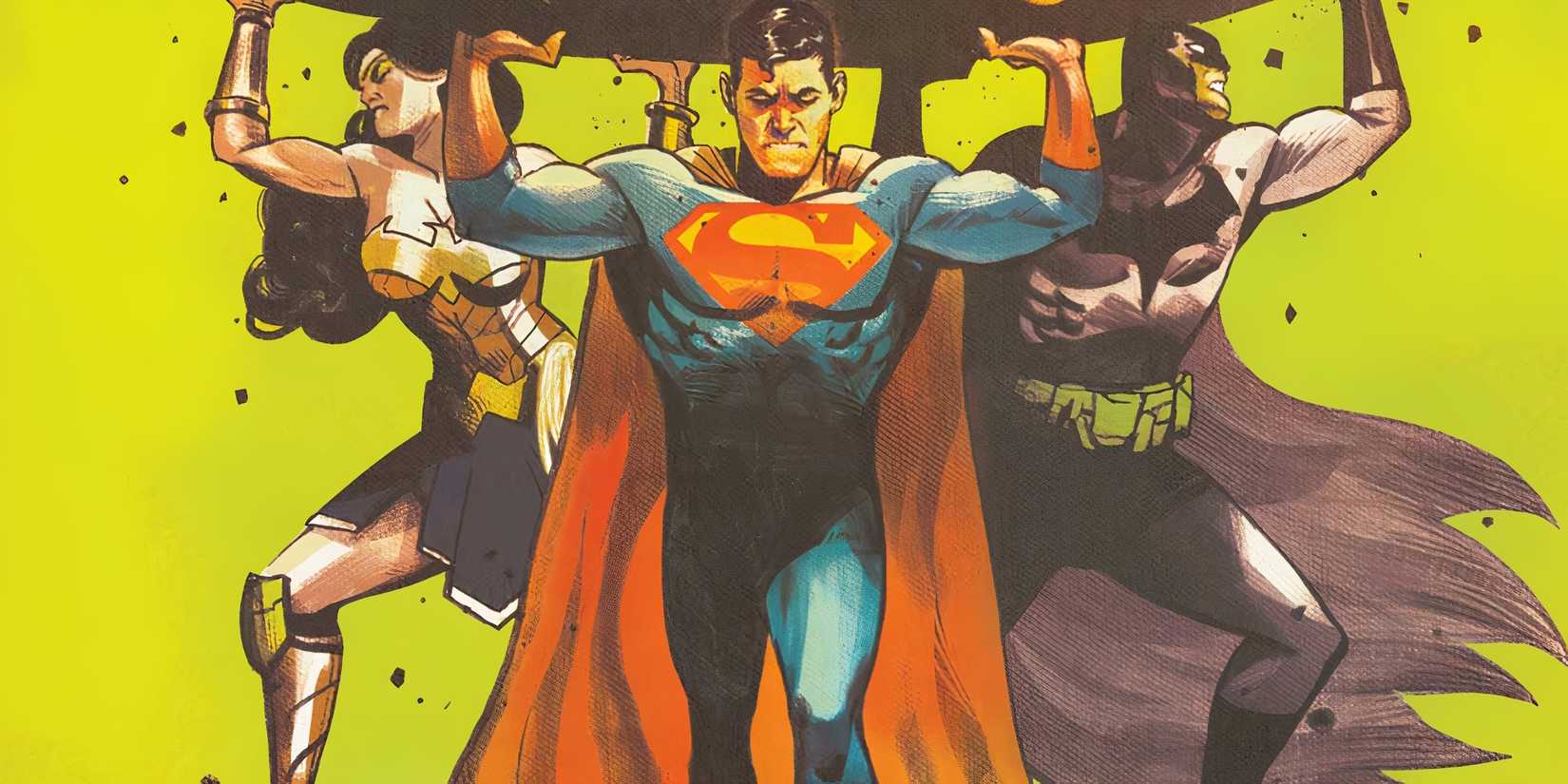 Batman Superman and Wonder Woman Lifitng World DC