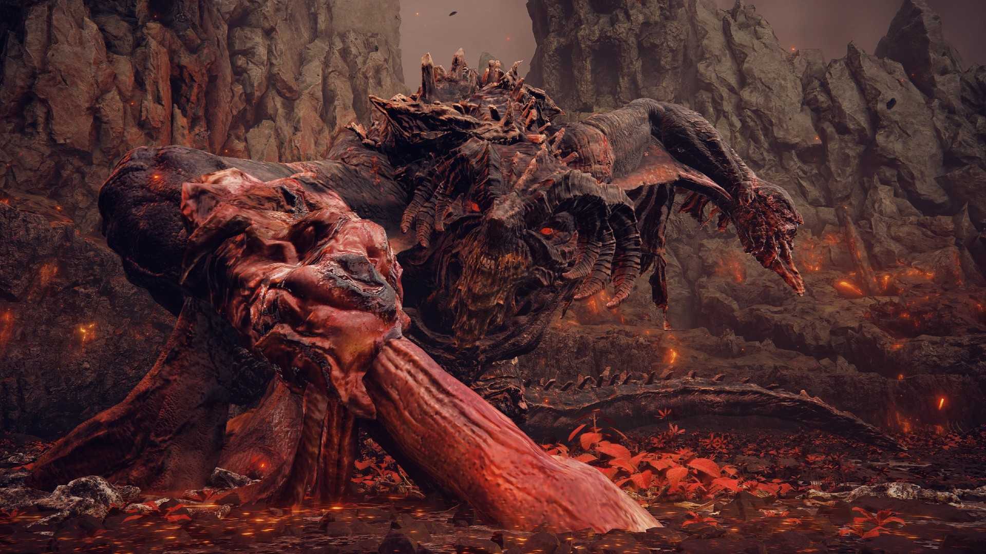 Bayle The Dread demonic enemy from elden ring 2
