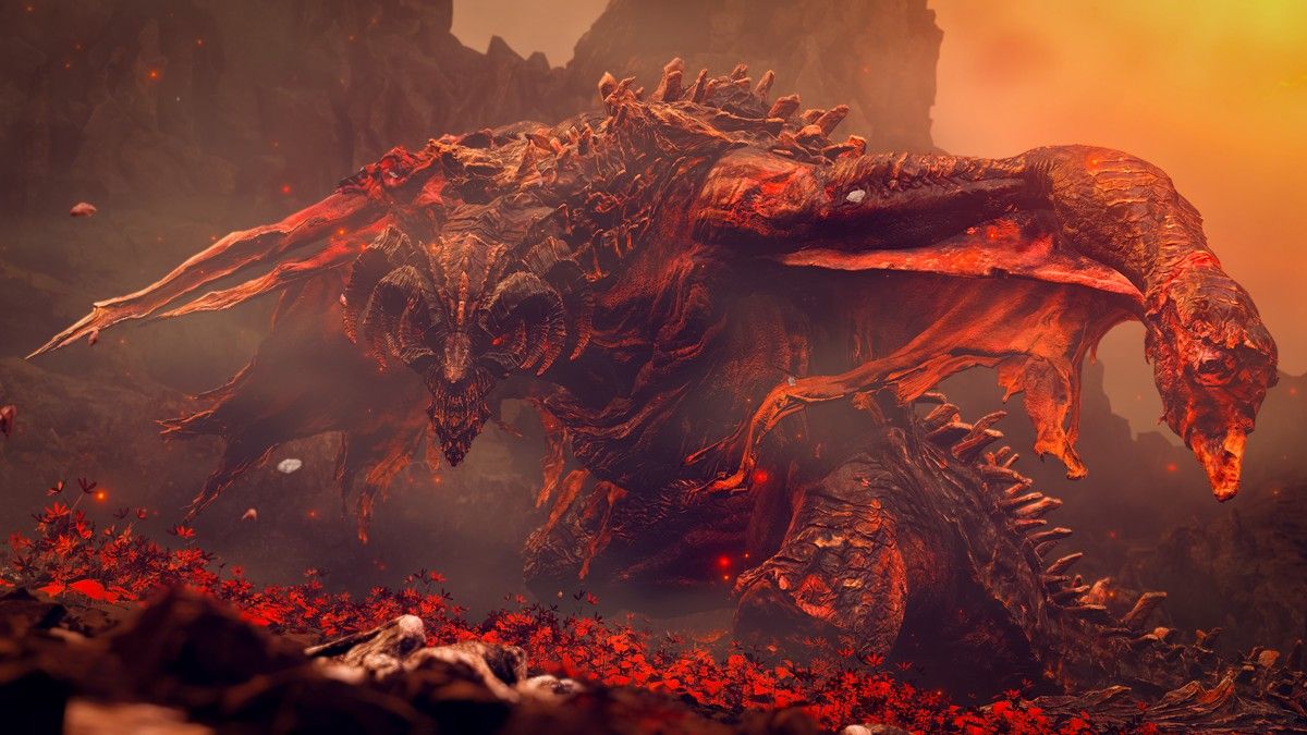 Bayle The Dread demonic enemy from elden ring