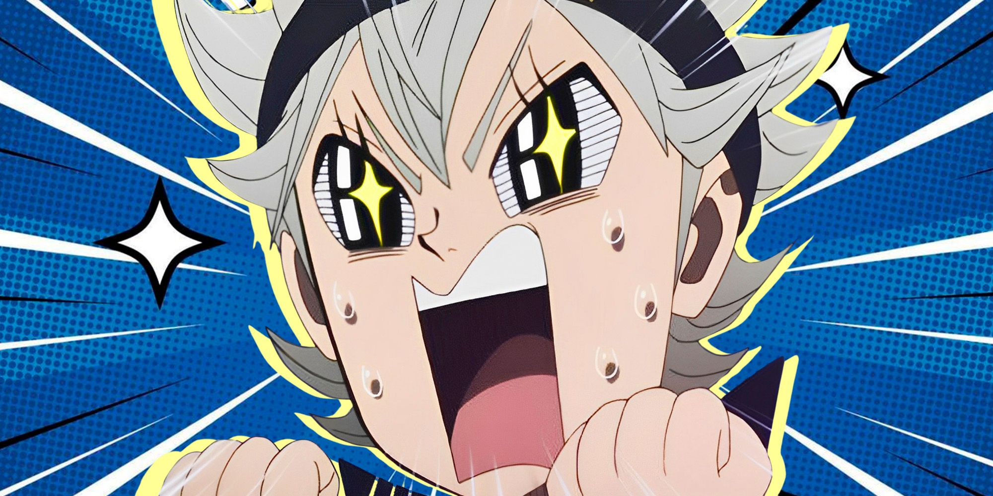 Black Clover - Asta looking excited