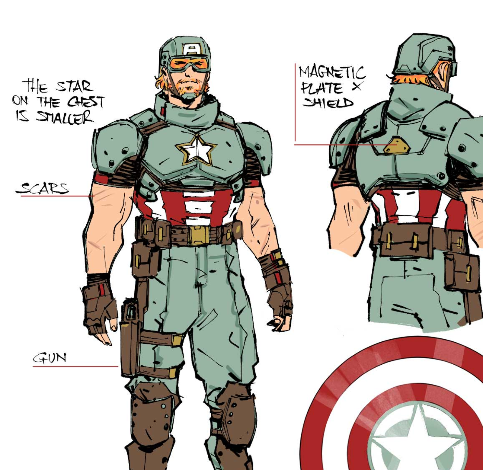 Marvel Debuts The New Captain America, Officially Bigger & Tougher Than ...
