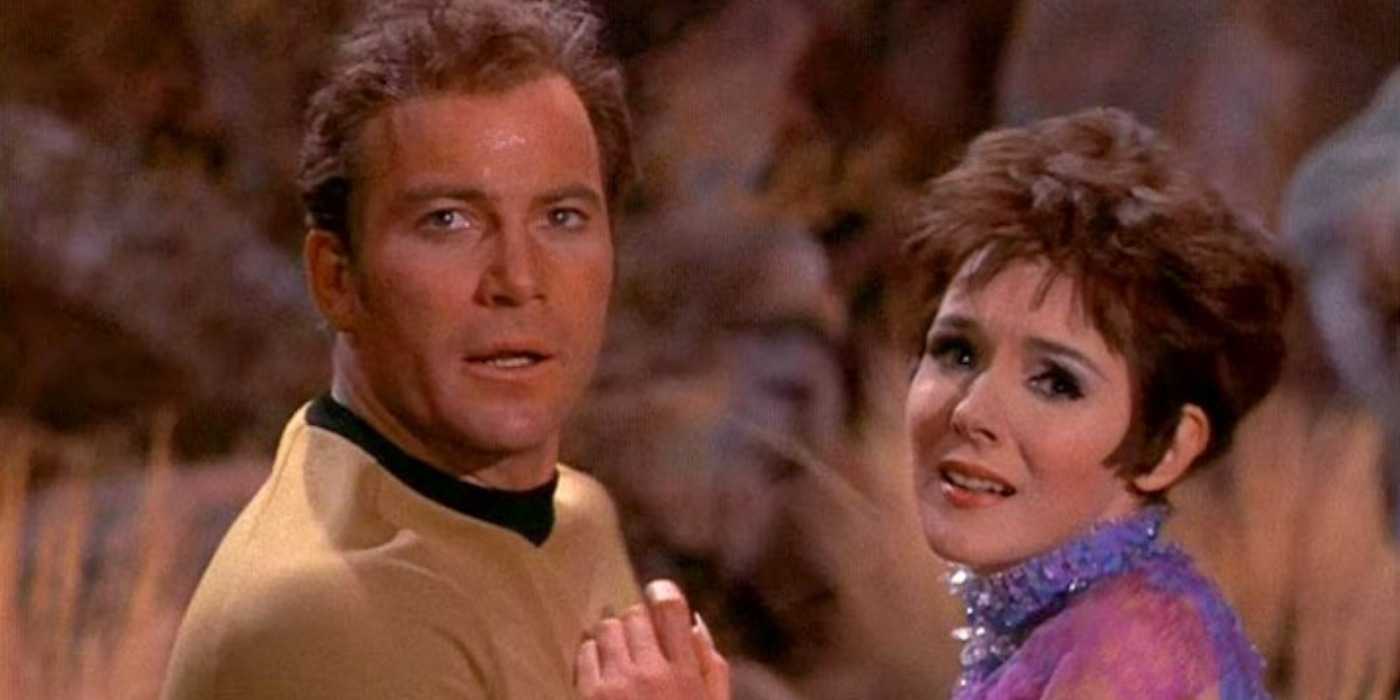 Captain Kirk and Gem in Star Trek Original Series The Empath