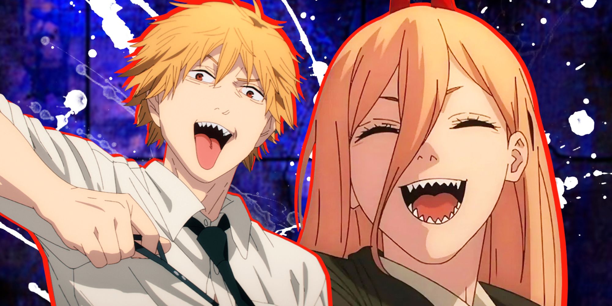 Аниме "Человек-пила" - Дэнжи и Поуэр выглядят счастливыми