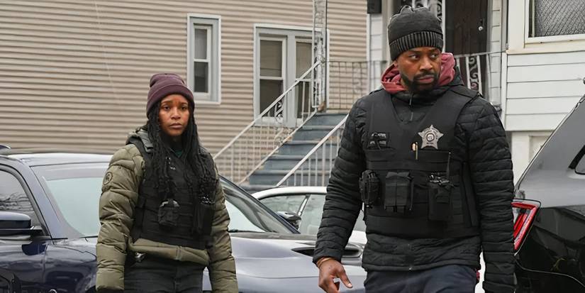 Toya Turner as Kiana Cook and LaRoyce Hawkins as Kevin Atwater in Chicago PD