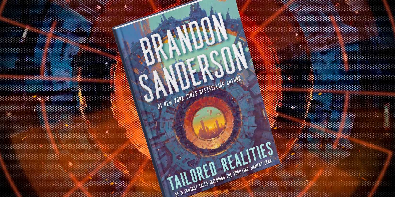 A capa das realidades personalizadas de Brandon Sanderson