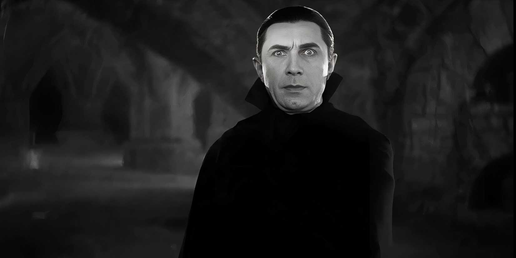 Drácula em seu caixão no filme de 1931