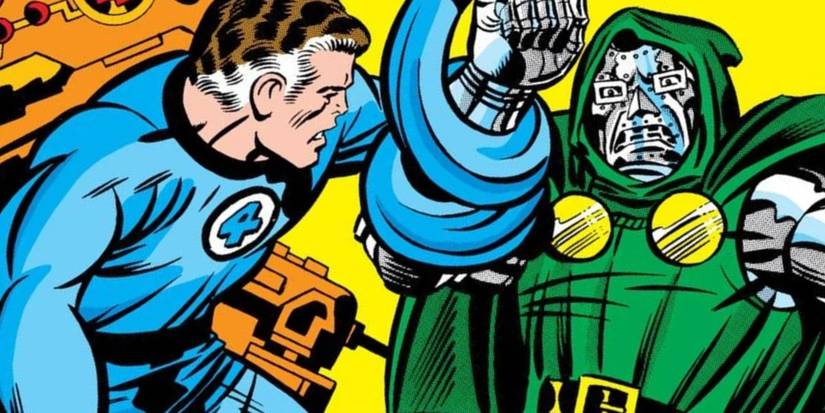 Doom Reed Richards Ripping Dr. Doom Just Hit His Greatest Foe With A Harsh Burn, But It's Nothing ...