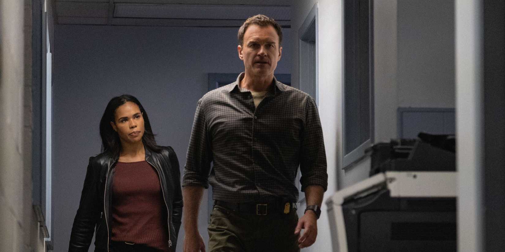 FBI Most Wanted Jess and Barnes walking into a room together