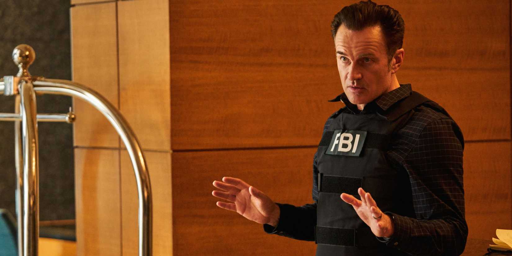 FBI Most Wanted Jess holding his hands out in a pleading gesture