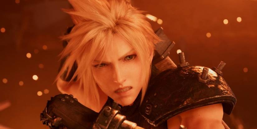 10 Best Free RPGs On PlayStation Plus Right Now 5 Final Fantasy 7 Remake's Cloud takes cover from flames.