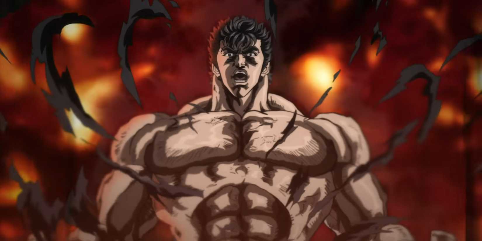A shirtless Kenshiro
