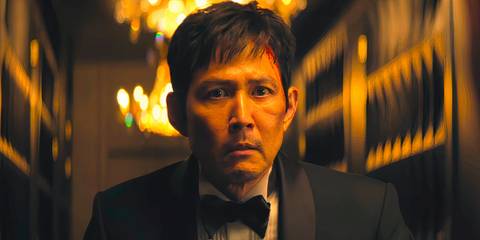 Gi-hun (Lee Jung-jae) looking shocked and taken aback in Squid Game season 3